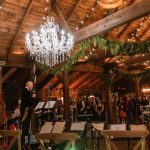Vintage Christmas party at The Kelley Farm with live band and festive décor Bonney Lake